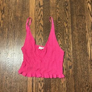 Hersey Pink Crop Top